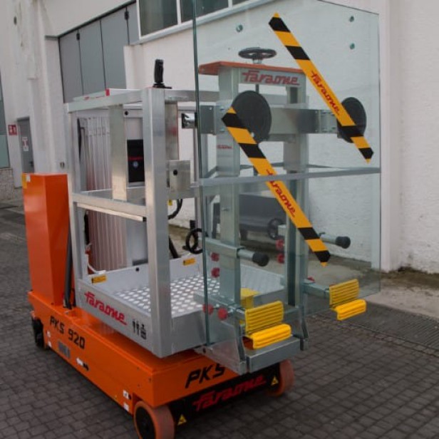 FARAONE SPECIAL  ELECTRIC PLATFORM FOR GLASSES ELEVAH  PKS 920 200KG  WORK HEIGHT 9.2M