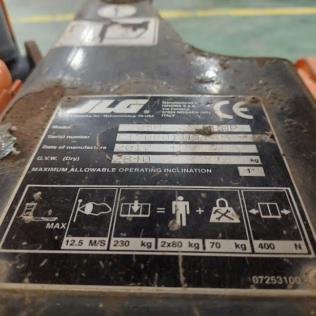 JLG  ΜΕΤΑΧΕΙΡΙΣΜΕΝΟ ΚΑΛΑΘΟΦΟΡΟ ΑΝΥΨΩΤΙΚΟ X20J PLUS 20.5M 230KG (2017) 