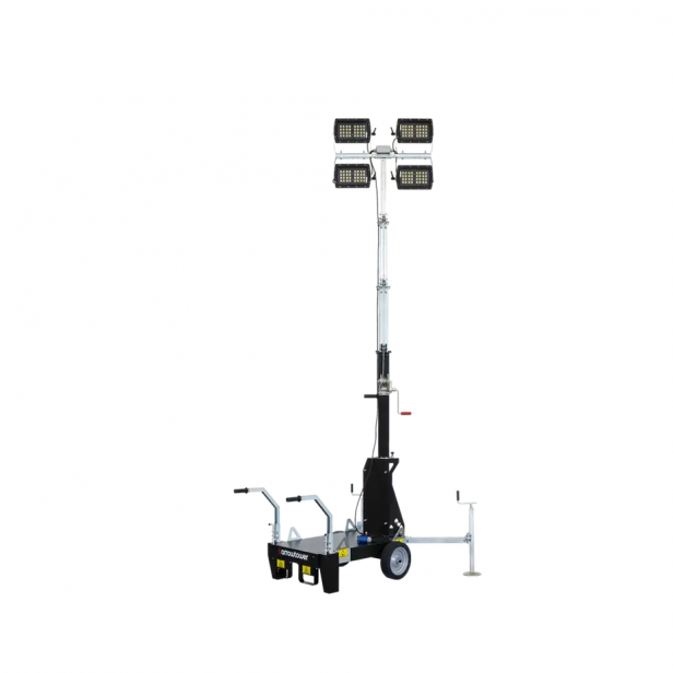ITALTOWER LIGHTING TOWER WITH MANUAL LIFTING SYSTEM BARROWTOWER UP TO 5.5M - ILLUMATED AREA UP TO 4700 SQM