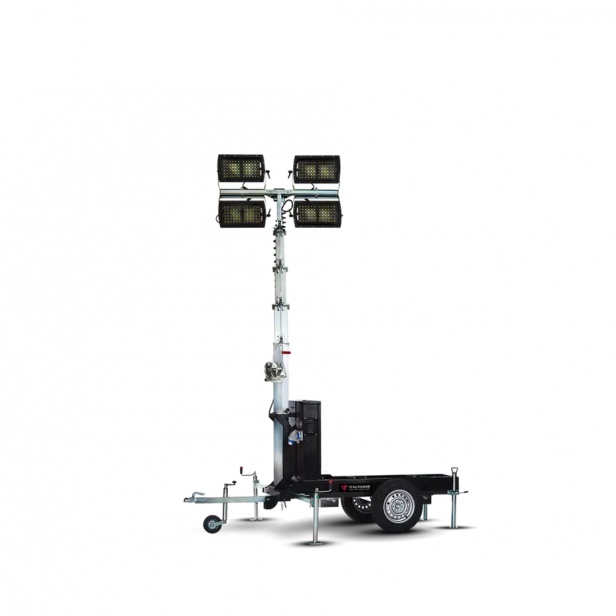 ITALTOWER LIGHTING TOWER WITH MANUAL LIFTING SYSTEM URAN UP TO 7M - ILLUMATED AREA UP TO 9300 SQM