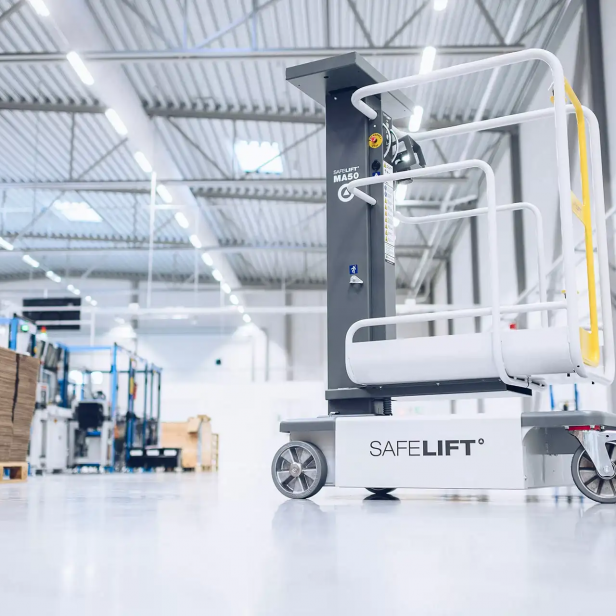 SAFELIFT ORDER PICKER ΜΗΧΑΝΗΜΑ ΣΥΛΛΟΓΗΣ ΠΑΡΑΓΓΕΛΙΩΝ MA50  5M ΥΨΟΣ ΕΡΓΑΣΙΑΣ-150KG