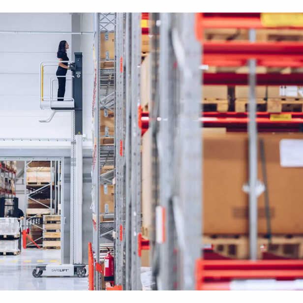 SAFELIFT ORDER PICKER  ΜΗΧΑΝΗΜΑ ΣΥΛΛΟΓΗΣ ΠΑΡΑΓΓΕΛΙΩΝ MA60  6M ΥΨΟΣ ΕΡΓΑΣΙΑΣ 150KG