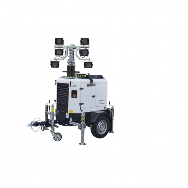 ITALTOWER LIGHTING TOWER WITH DIESEL-POWER GENERATOR & HYDRAULIC LIFTING SYSTEM ASTRID HYBRID AGM UP TO 8.5M ILLUMINATED AREA 4400 SQM 