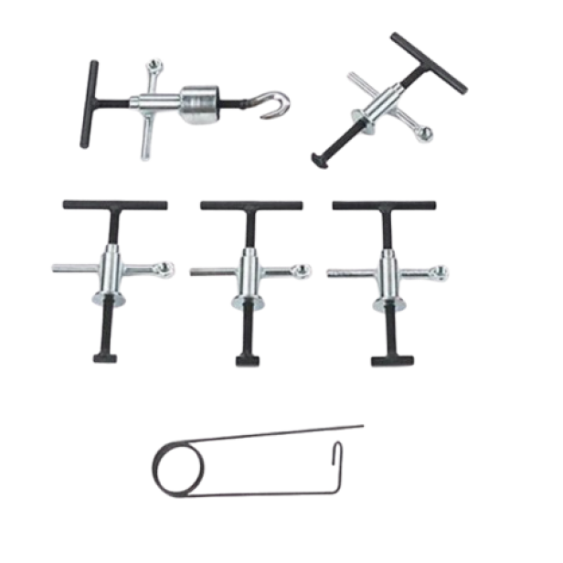 ITALIFTERS SET OF MECHANICAL HOOKS μηχανικοί γάντζοι Σετ μηχανικών γάντζων ITALIFTERS για APS80 & APS90 Μηχανικοί γάντζοι ITALIFTERS σε χρήση
