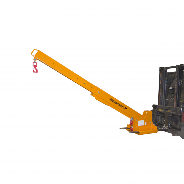 BAUER EXTENDABLE CRANE ARM TELESCOPIC LOADER FOR FORKLIFTS KTH - 2500KG