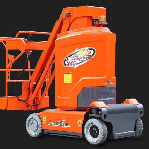 Dingli AMWP11.5-8100AC | Ηλεκτρικό αυτοκινούμενο ανυψωτικό ατόμων 11.2 m 200 kg.  Ανυψωτικό ατόμων για εργοτάξια  Αυτοκινούμενη πλατφόρμα ανύψωσης  Dingli vertical lift