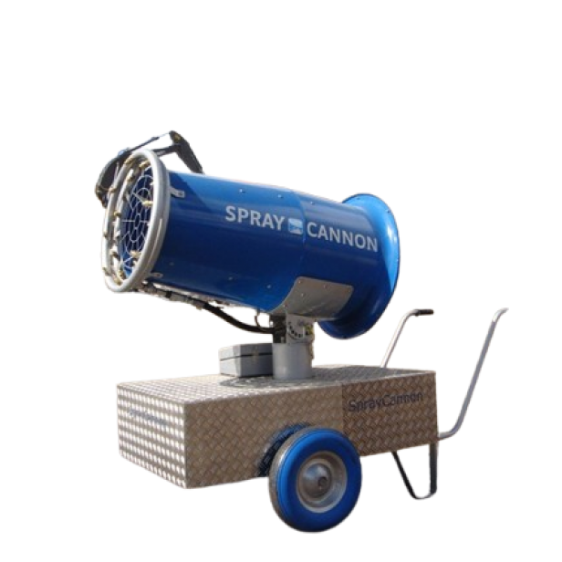 MB Dustcontrol SprayCannon 40 σύστημα καταστολής σκόνης φορητό SprayCannon 40 από MB Dustcontrol SprayCannon 40 με εμβέλεια 40 m και κάλυψη 4400 m²