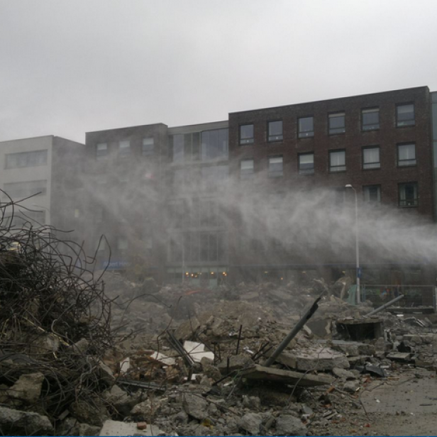 MB Dustcontrol SprayCannon 60 σύστημα καταστολής σκόνης φορητό SprayCannon 60 από MB Dustcontrol SprayCannon 60 με εμβέλεια 60 m και κάλυψη 10.000 m²