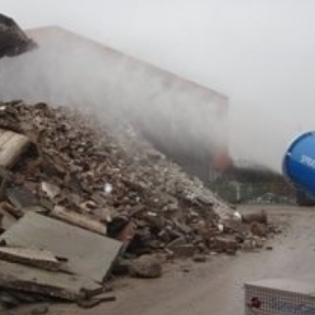 MB Dustcontrol SprayCannon 75 dust suppression system portable SprayCannon 75 by MB Dustcontrol SprayCannon 75 with 75 m throw distance and coverage up to 15,000 m²