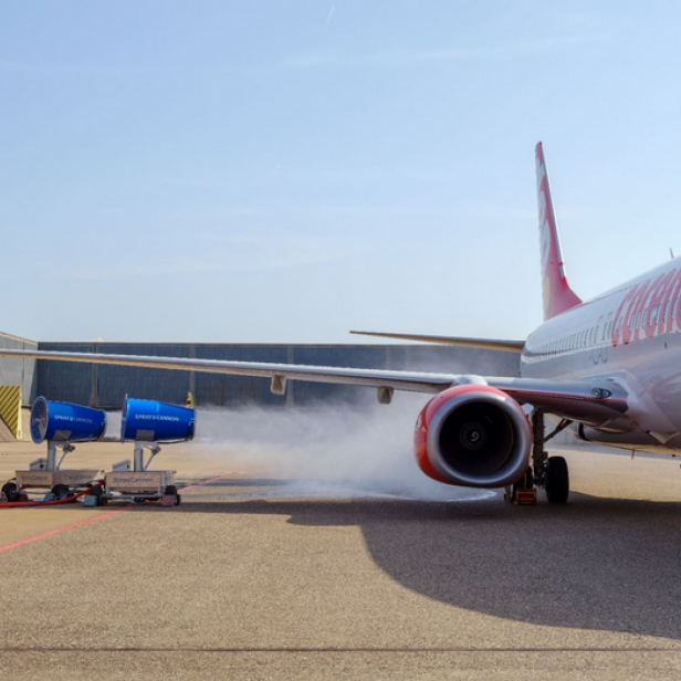 MB Dustcontrol SprayCannon 90 σύστημα καταστολής σκόνης φορητό SprayCannon 90 από MB Dustcontrol SprayCannon 90 με εμβέλεια 90 m και κάλυψη 22.000 m²