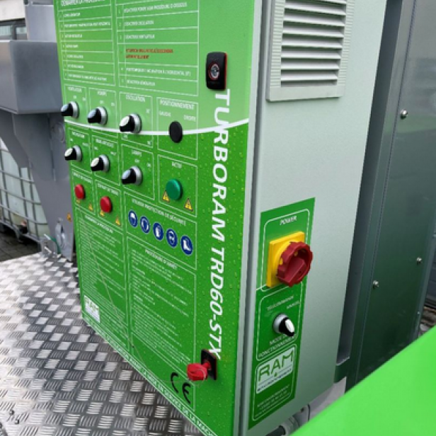 MB Dustcontrol SprayCannon 60-SMT σύστημα καταστολής σκόνης φορητό SprayCannon 60-SMT από MB Dustcontrol SprayCannon 60-SMT με εμβέλεια 60 m και κάλυψη 10.000 m²