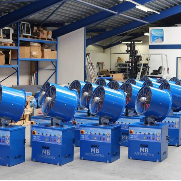MB Dustcontrol SprayCannon 15 Wall mounted, Σύστημα καταστολής σκόνης, Ψεκαστήρας ομίχλης MB Dustcontrol, Σταθερός ψεκαστήρας σκόνης, Επαγγελματικός εξοπλισμός