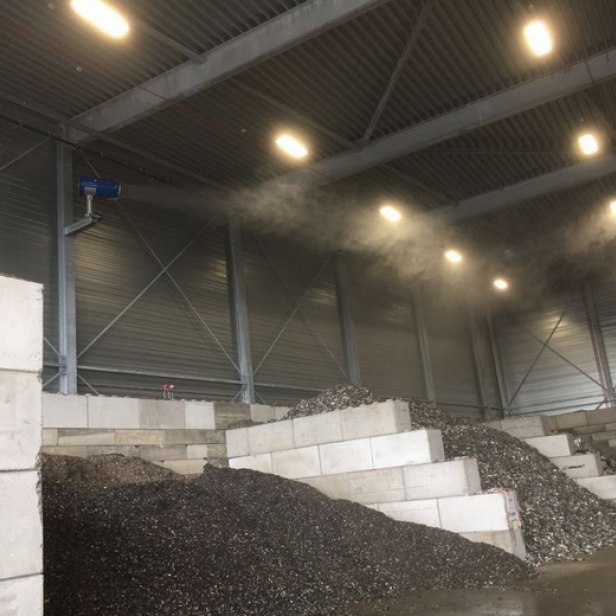 MB Dustcontrol SprayCannon 40 Wall mounted, Σύστημα καταστολής σκόνης, Ψεκαστήρας ομίχλης MB Dustcontrol, Σταθερός ψεκαστήρας σκόνης, Επαγγελματικός εξοπλισμός