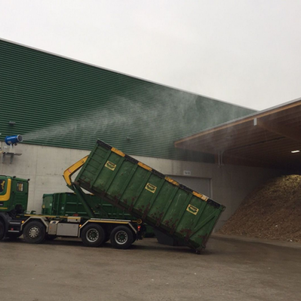 MB Dustcontrol SprayCannon 40 Wall mounted, Σύστημα καταστολής σκόνης, Ψεκαστήρας ομίχλης MB Dustcontrol, Σταθερός ψεκαστήρας σκόνης, Επαγγελματικός εξοπλισμός