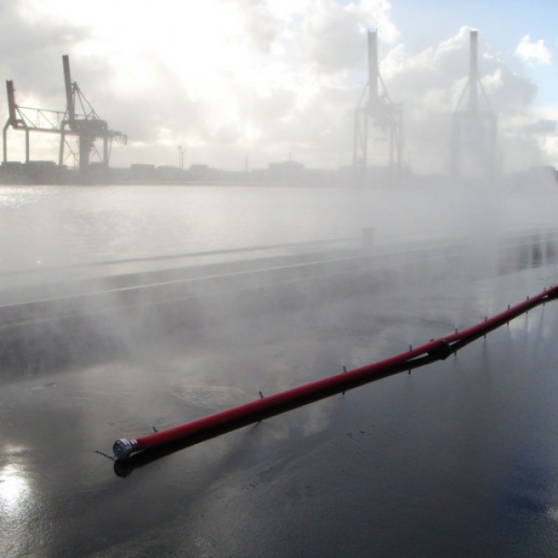 MB Dustcontrol SprayWall NM20, σύστημα καταστολής σκόνης, εύκαμπτος σωλήνας 20 μέτρων, μπεκ ψεκασμού, εφαρμογή σε εργοτάξια