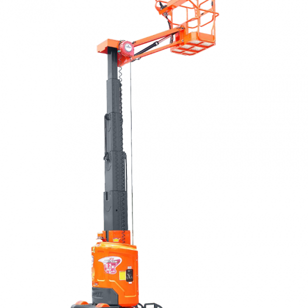 Electric self-propelled personnel lift Dingli  Dingli AMWP vertical mast lift  Personnel aerial lift Dingli  Compact electric personnel lift  Professional self-propelled personnel lift