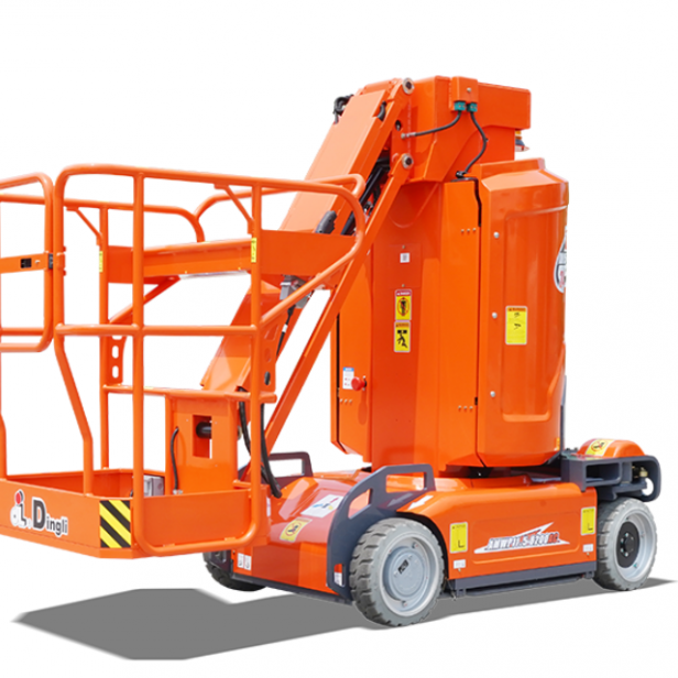 Electric self-propelled personnel lift Dingli  Dingli AMWP vertical mast lift  Personnel aerial lift Dingli  Compact electric personnel lift  Professional self-propelled personnel lift