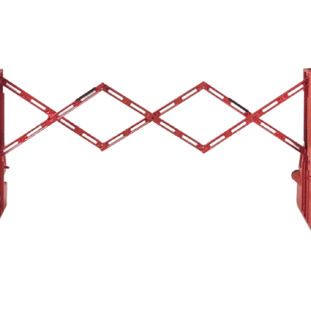 ITALIFTERS FLEXXI safety barrier ITALIFTERS FLEXXI barrier in use ITALIFTERS FLEXXI for safe area restriction