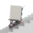 XSTO CT200S Electric track-driven stair climbing trolley, Motorized wheels for autonomous movement, Suitable for indoor and outdoor use, Load capacity up to 200 kg, Professional use