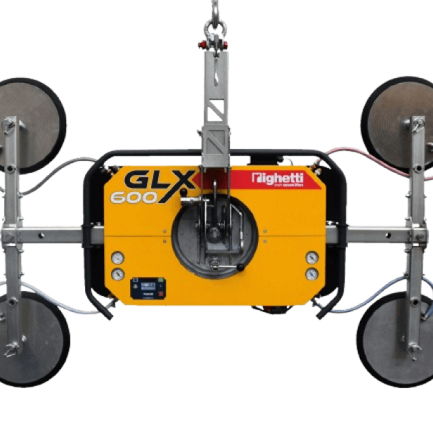 GLX600 φορητό ανυψωτικό κενού για γυαλί Ελαφρύ modular ανυψωτικό για minicrane – GLX600 GLX600 ανυψώνει γυαλί έως 600 kg με 4 κυκλώματα κενού