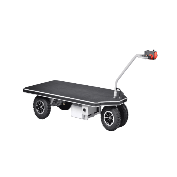 HUAGANG HG-115 / PLUS ηλεκτροκίνητο καρότσι, καρότσι πλατφόρμας 1000 kg, ηλεκτροκίνητο καρότσι για βιομηχανική χρήση, ηλεκτρικό καρότσι, ρυμουλκό με κινητήρα 800W, καρότσι για αποθήκες, powered platform cart HUAGANG HG-115