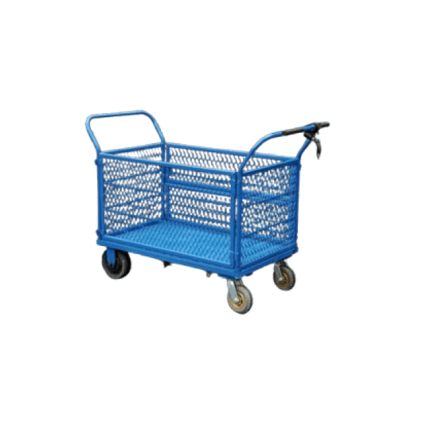 HUAGANG HG-2402 ηλεκτροκίνητο πτυσσόμενο καρότσι, πτυσσόμενο καρότσι 300 kg, foldable powered cart, καρότσι αναδίπλωσης με κινητήρα, φορητό καρότσι μεταφοράς