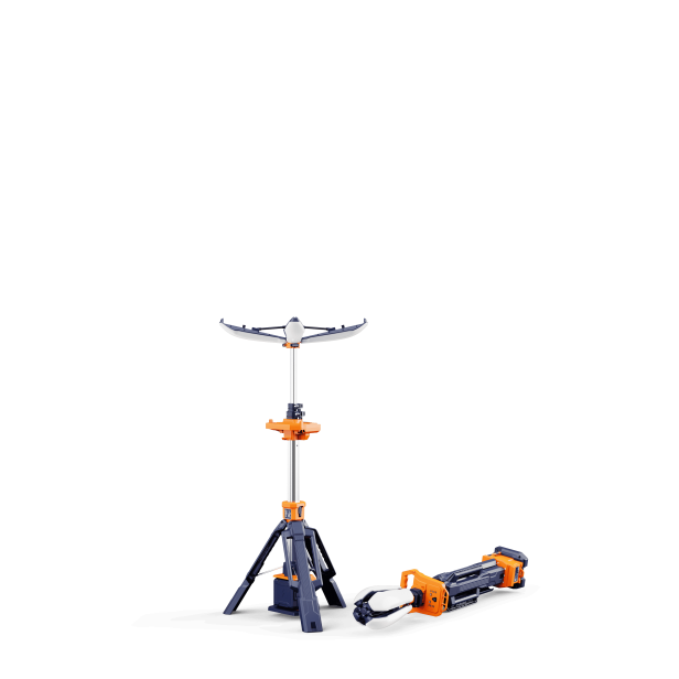 G-Comin PL-200 folding light tower, Petal Light Tower G-Comin PL-200, G-Comin PL-200 folding light tower up to 1100 m², portable lighting G-Comin PL-200, outdoor folding light tower G-Comin PL-200