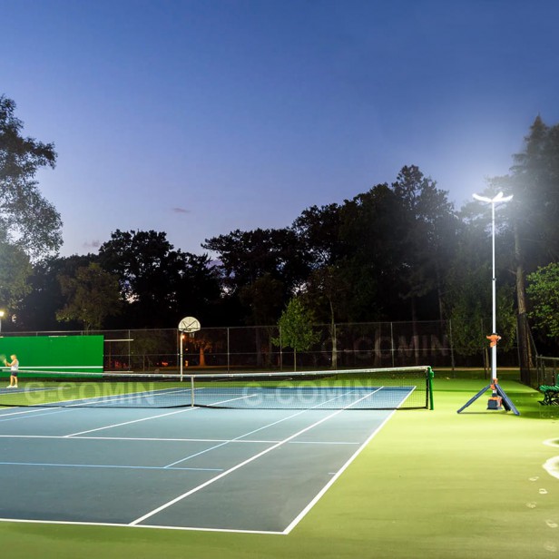 G-Comin PL-300 folding light tower, Petal Light Tower G-Comin PL-300, G-Comin PL-300 folding light tower up to 2 200 m², portable lighting G-Comin PL-300, outdoor folding light tower G-Comin PL-300