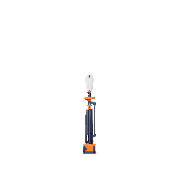 G-Comin PL-300 πτυσσόμενος πύργος φωτισμού, Petal Light Tower G-Comin PL-300, G-Comin PL-300 πτυσσόμενος πύργος φωτισμού έως 2 200 m², φορητός φωτισμός G-Comin PL-300, υπαίθριος πύργος φωτισμού G-Comin PL-300