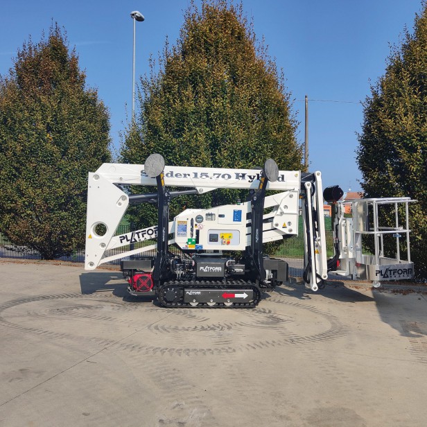 Platform Basket Spider 15.70, tracked spider lift 15.70, self-propelled spider boom lift 15.70, Platform Basket 15.70 crawler lift
