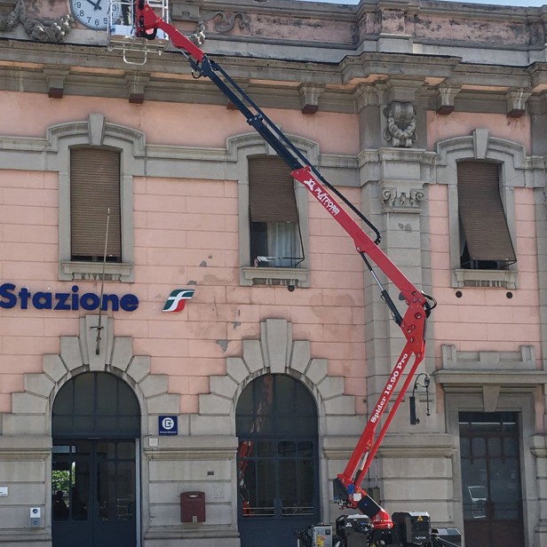 Platform Basket Spider 18.90, tracked spider lift 18.90, self-propelled spider boom lift 18.90, Platform Basket 18.90 crawler lift