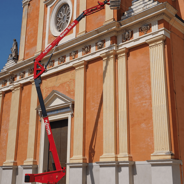 Platform Basket Spider 20.95, tracked spider lift 20.95, self-propelled spider boom lift 20.95, Platform Basket 20.95 crawler lift