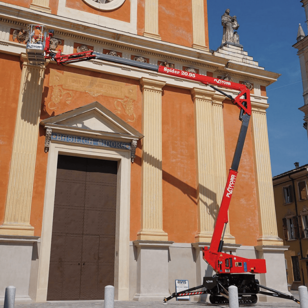 Platform Basket Spider 20.95, tracked spider lift 20.95, self-propelled spider boom lift 20.95, Platform Basket 20.95 crawler lift