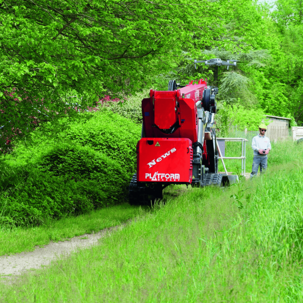 Platform Basket Spider 39 T, tracked spider lift 39 T, self-propelled spider boom lift 39 T, Platform Basket 39 T crawler lift