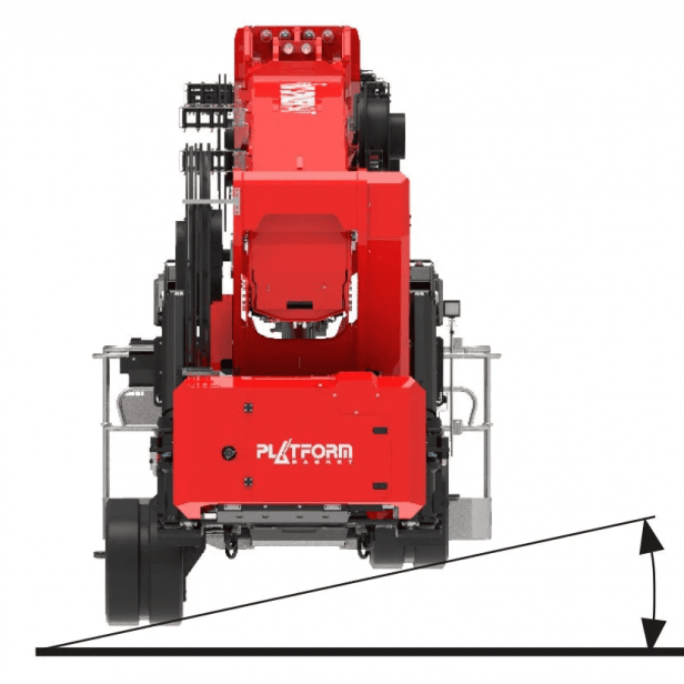 Platform Basket Spider 54 T, tracked spider lift 54 T, self-propelled spider boom lift 54 T, Platform Basket 54 T crawler lift