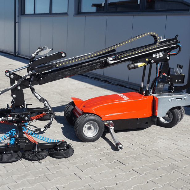 Befard XC820.3, τροχοφόρο ρομπότ τζαμιών, vacuum manipulator 820 kg, ρομπότ τοποθέτησης τζαμιών, τηλεχειρισμός, suction cups