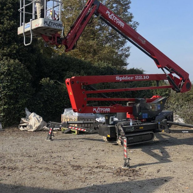 Platform Basket Spider 22.10 (MOD 2013) tracked hybrid spider lift, Spider Lift Platform Basket 22.10 MOD 2013, Platform Basket Spider 22.10 MOD 2013 tracked spider lift, Platform Basket Spider 22.10 MOD 2013 aerial platform, Spider 22.10 MOD 2013 tracked