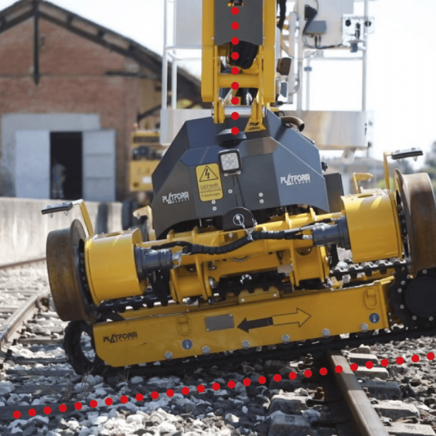 Platform Basket RR 11T Rail Boom Lift for safe work on railway tracks Platform Basket RR 11T Boom Lift for railway maintenance Platform Basket RR 11T Rail Boom Lift with 230 kg capacity