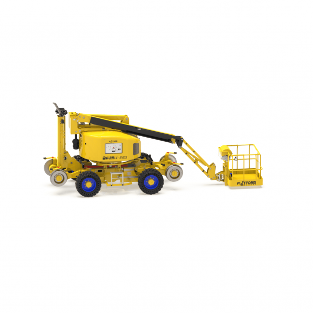 Platform Basket RR 14/400 Rail Boom Lift for safe work on railway tracks Platform Basket RR 14/400 Boom Lift for railway maintenance Platform Basket RR 14/400 Rail Boom Lift with 400 kg capacity