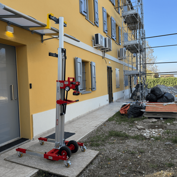 GOLIA JUNIOR χειροκίνητο σύστημα ανύψωσης τζαμιών GOLIA JUNIOR με περιστρεφόμενους ιστούς Ανυψωτικό τζαμιών GOLIA JUNIOR για επαγγελματική χρήση