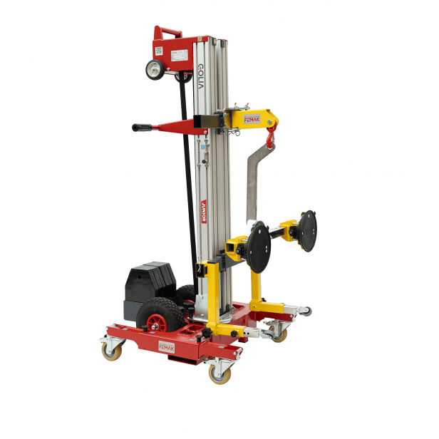 GOLIA JUNIOR Manual Glass Lifting System with rotating masts GOLIA JUNIOR for professional use