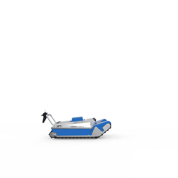 XSTO CT50 AI battery electric crawler trolley  AI-powered handling robot XSTO CT50 AI  Professional XSTO CT50 AI trolley for platforms up to 420 kg