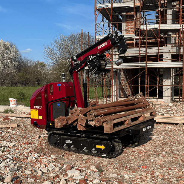 ELMA PCR12 ερπυστριοφόρος μίνι γερανός 4.9m - 990kg, ELMA PCR12 μίνι γερανός ανύψωσης 4.9m - 990kg, ELMA PCR12 γερανός 4.9m - 990kg, ELMA PCR12 επαγγελματικός μίνι γερανός ELMA 4.9m - 990kg