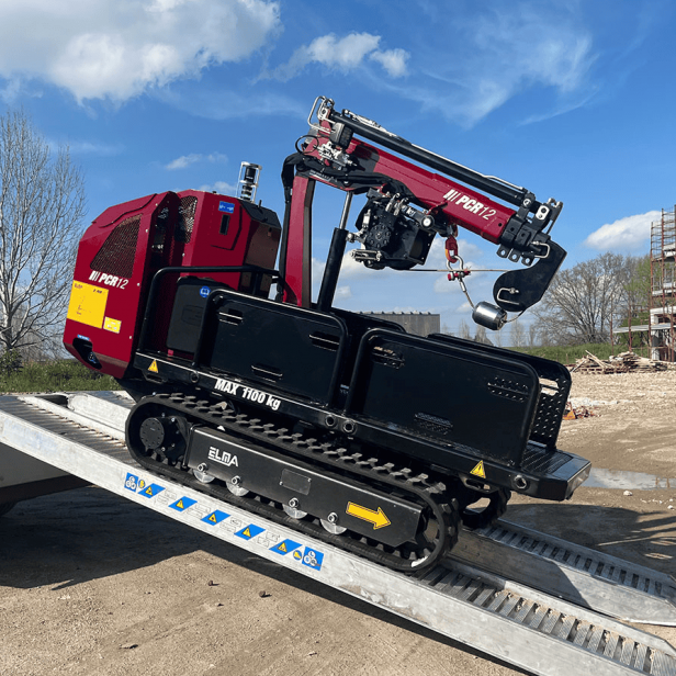 ELMA PCR12 ερπυστριοφόρος μίνι γερανός 4.9m - 990kg, ELMA PCR12 μίνι γερανός ανύψωσης 4.9m - 990kg, ELMA PCR12 γερανός 4.9m - 990kg, ELMA PCR12 επαγγελματικός μίνι γερανός ELMA 4.9m - 990kg