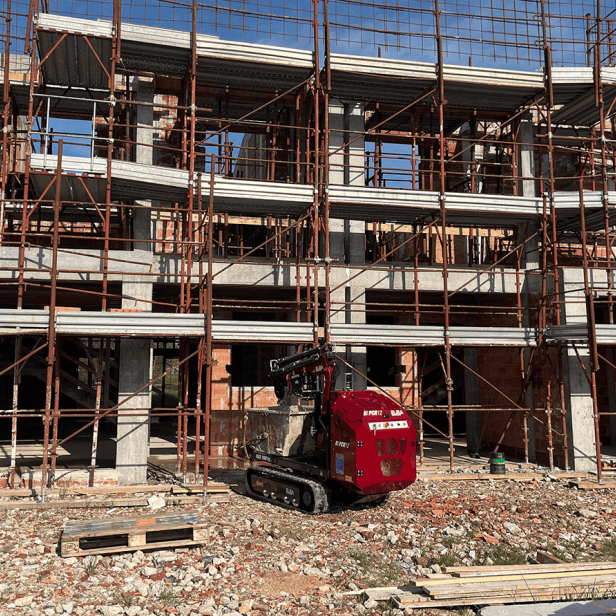 ELMA PCR12 tracked mini crane 4.9m - 990kg, ELMA PCR12 compact crane lifting equipment 4.9m - 990kg, ELMA PCR12 spider crane 4.9m - 990kg, ELMA PCR12 professional mini crane ELMA 4.9m - 990kg