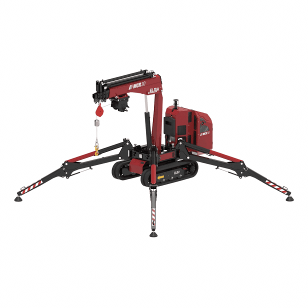 ELMA MCR30 tracked mini crane 9m - 995kg, ELMA MCR30 compact crane lifting equipment 9m - 995kg, ELMA MCR30 spider crane 9m - 995kg, ELMA MCR30 professional mini crane ELMA 9m - 995kg