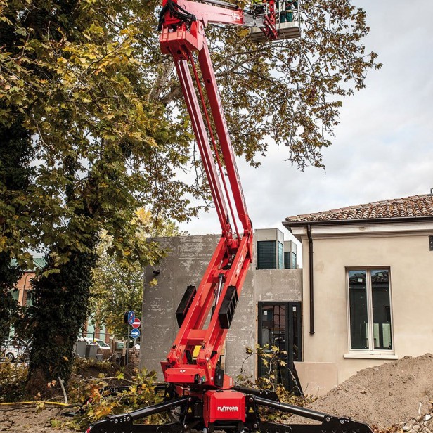 Platform Basket Spider 27.14 articulated tracked spider lift, Spider Lift Platform Basket 27.14, Platform Basket Spider 27.14 tracked spider lift, Platform Basket Spider 27.14 aerial platform, Spider 27.14 articulated aerial work platform, Articulated Hyb