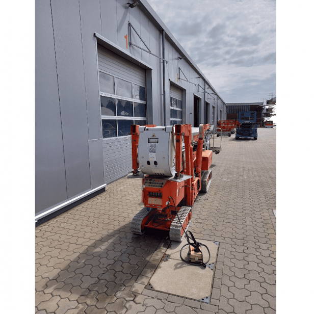 Telescopic crawler spider lift Falconlift FS-420C (MOD 2008), Falconlift FS-420C spider lift 42m, Falconlift FS-420C aerial work platform, Falconlift FS-420C crawler boom lift for narrow spaces, Falconlift FS-420C professional spider lift, available for r