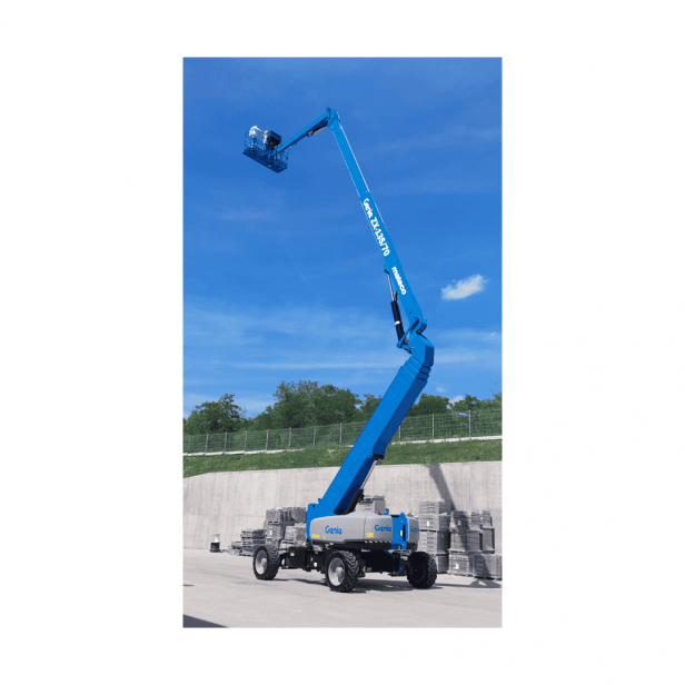 Articulating self-propelled boom lift Genie ZX-135/70 (MOD 2015), Genie ZX-135/70 diesel boom lift 43.15m, Genie ZX-135/70 aerial work platform, Genie ZX-135/70 articulating boom lift construction equipment, Genie ZX-135/70 professional boom lift, availab