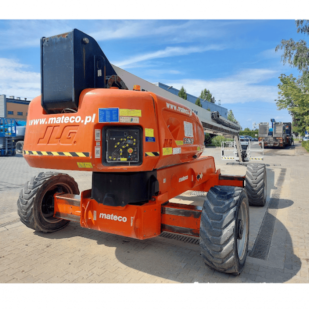 Telescopic self-propelled boom lift JLG 1350SJP (MOD 2014), JLG 1350SJP diesel boom lift 43.2m, JLG 1350SJP aerial work platform, JLG 1350SJP telescopic boom lift construction equipment, JLG 1350SJP professional boom lift, available for rental